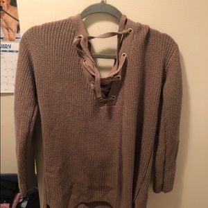 Guess Lace Up Sweater